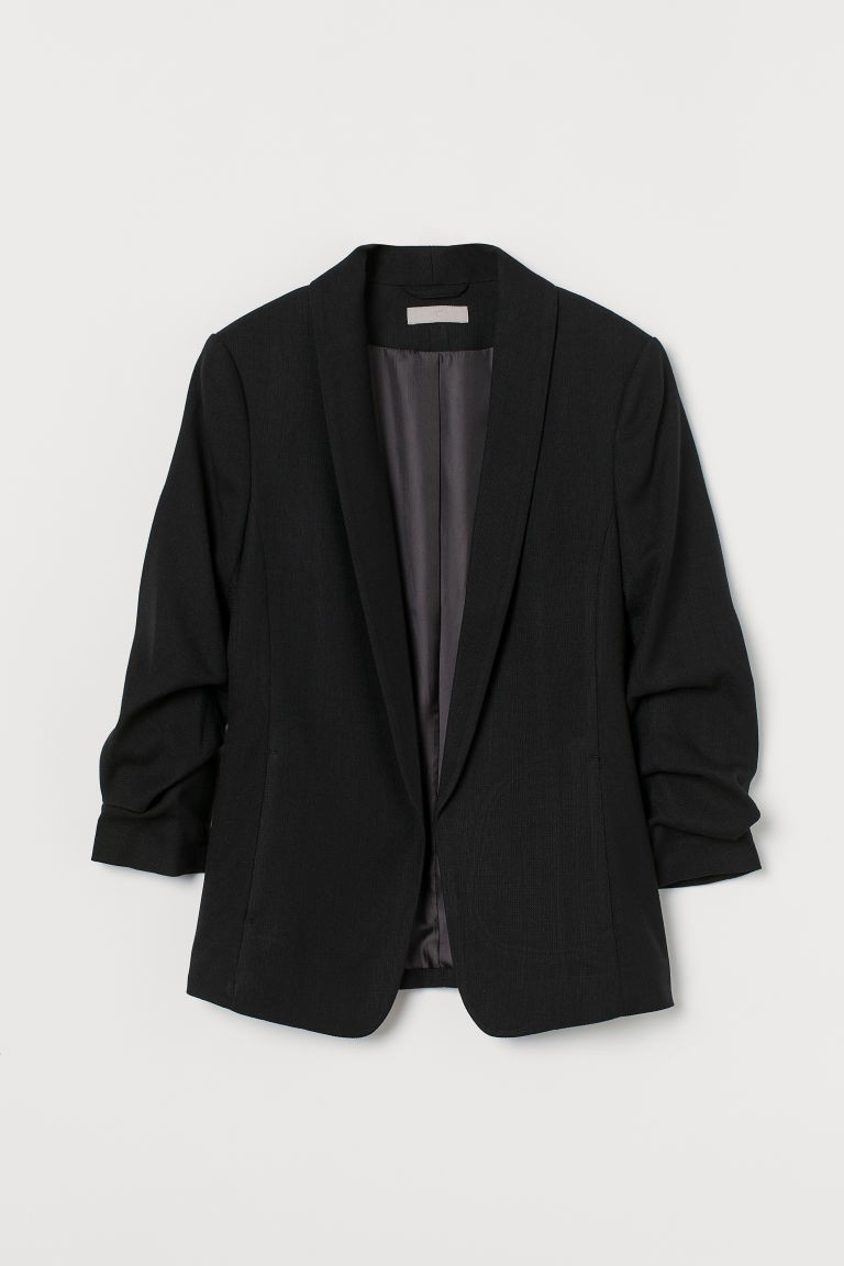 H & M - Shawl-collar Jacket - Black | H&M (US + CA)