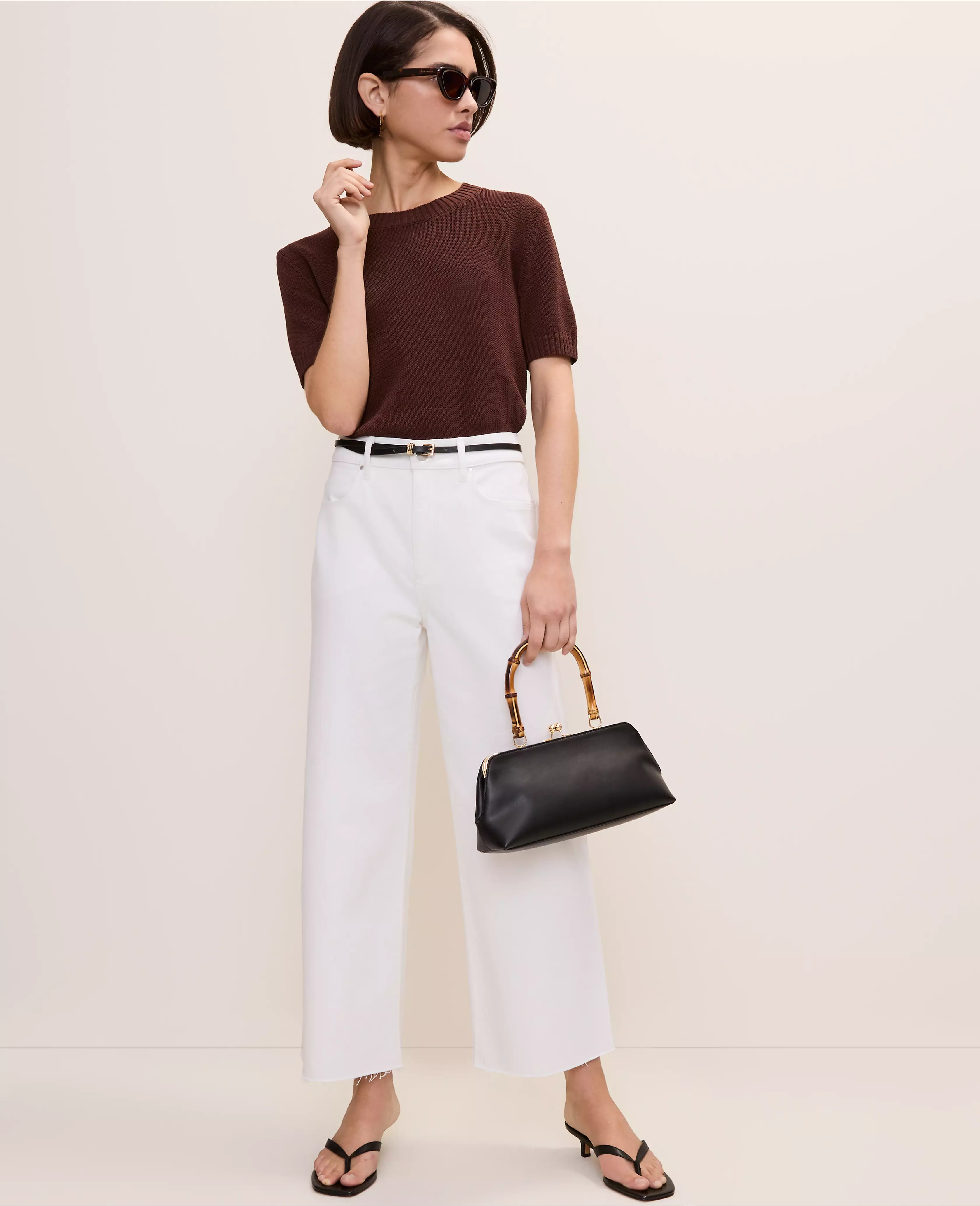 The Wide-Leg Crop Jean | Ann Taylor