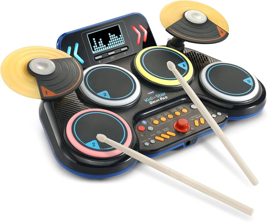 VTech Kidi Star Drum Pad, Black | Amazon (US)