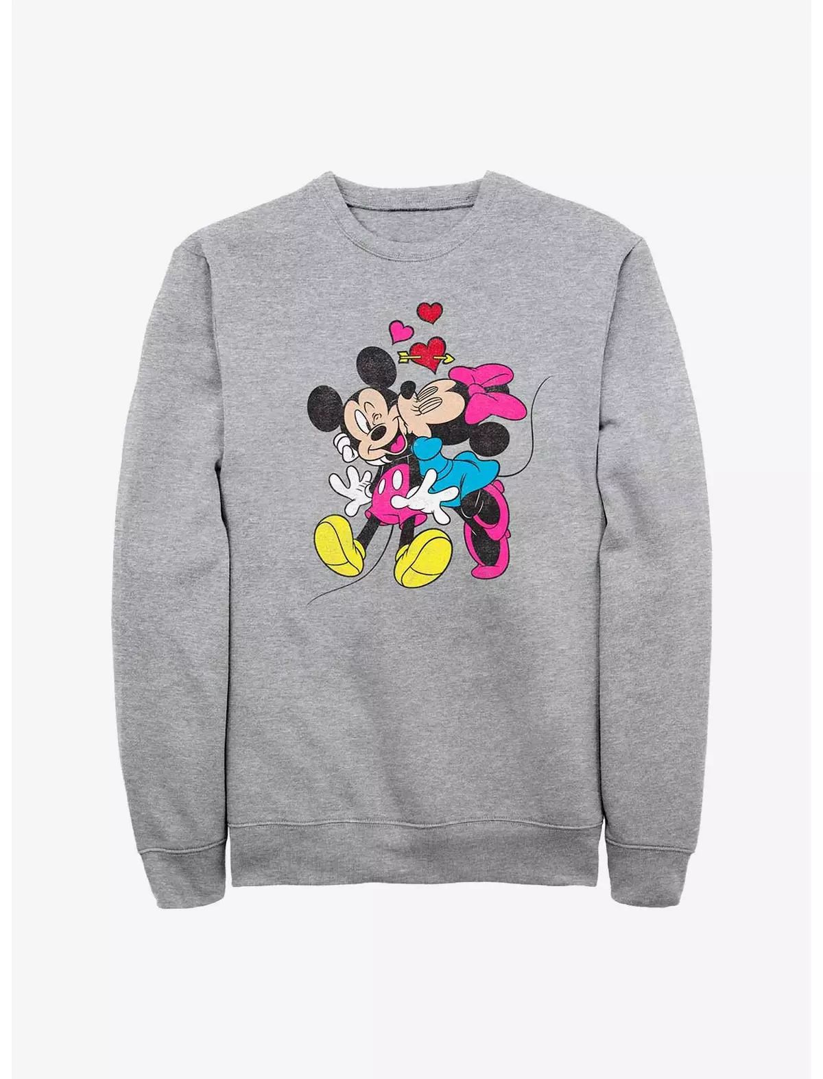 Disney Mickey Mouse & Minnie Mouse Love Sweatshirt | Hot Topic