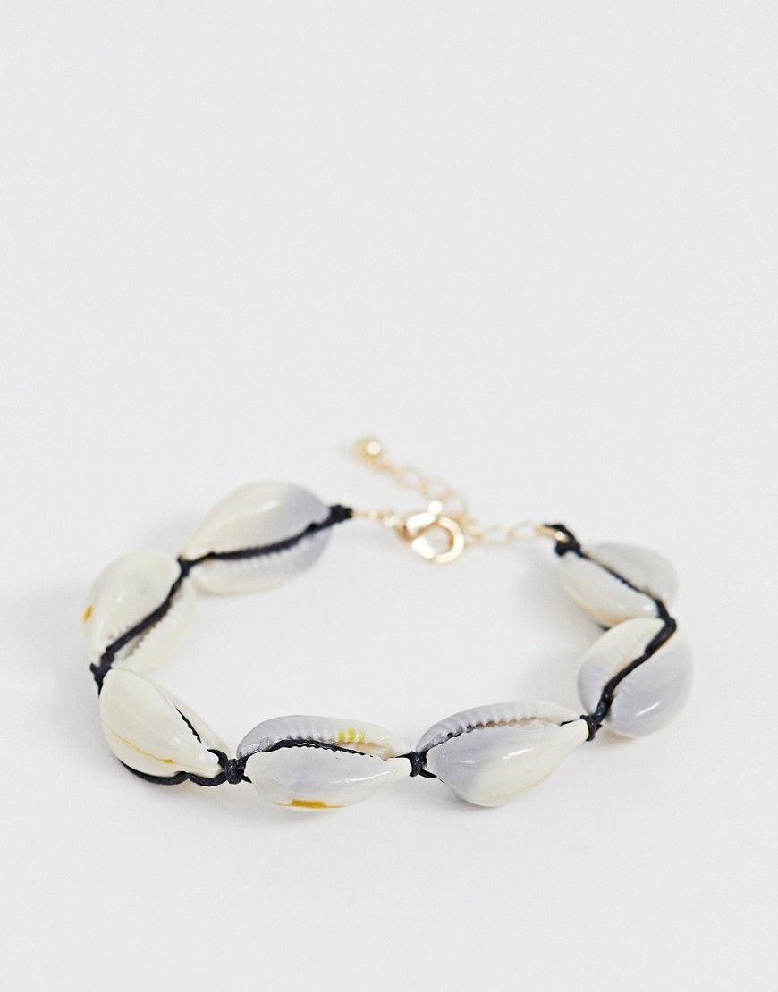 ASOS DESIGN bracelet with faux shell | ASOS UK