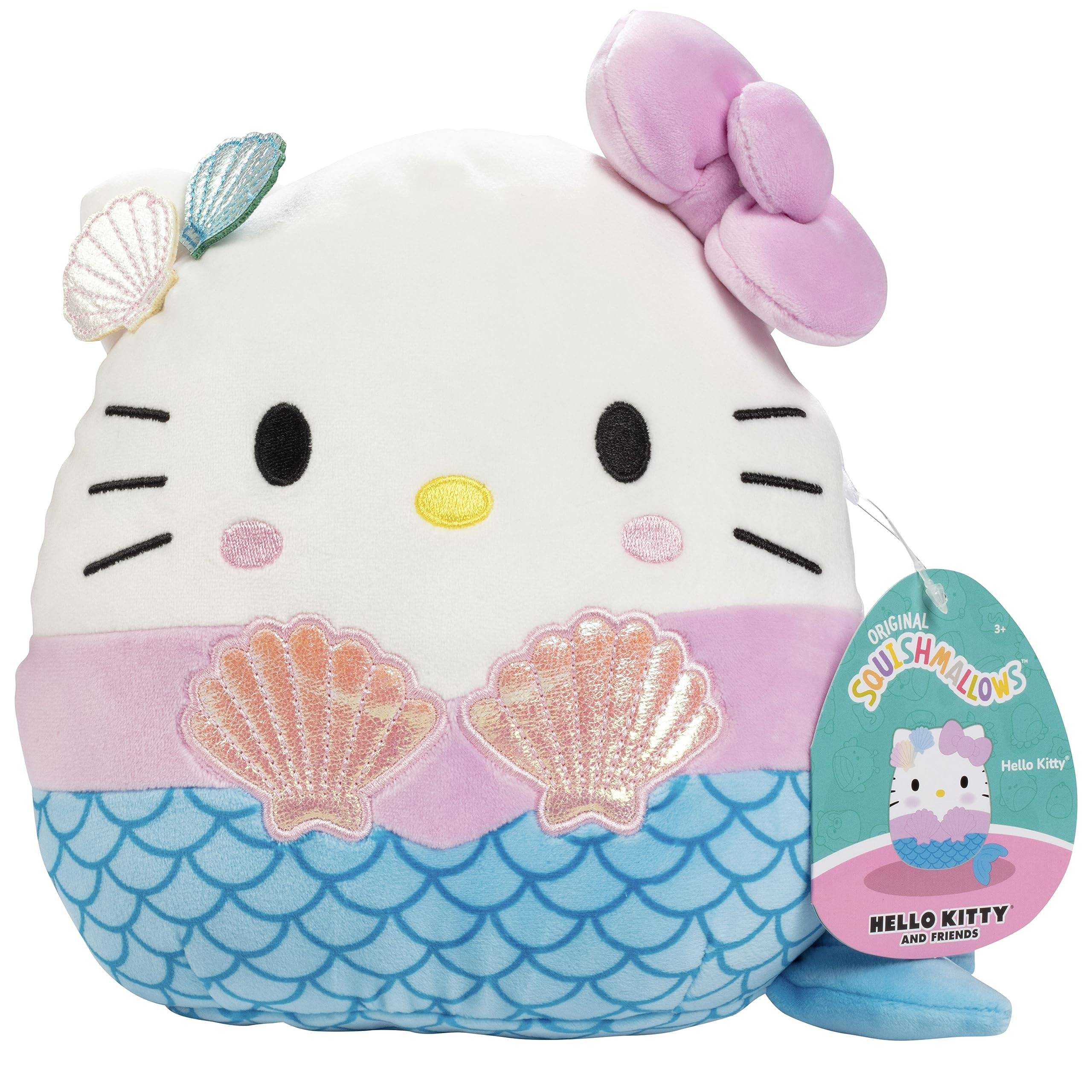 Squishmallows Original 8-Inch Hello Kitty Mermaid - Official Jazwares Easter Plush - Collectible ... | Amazon (US)
