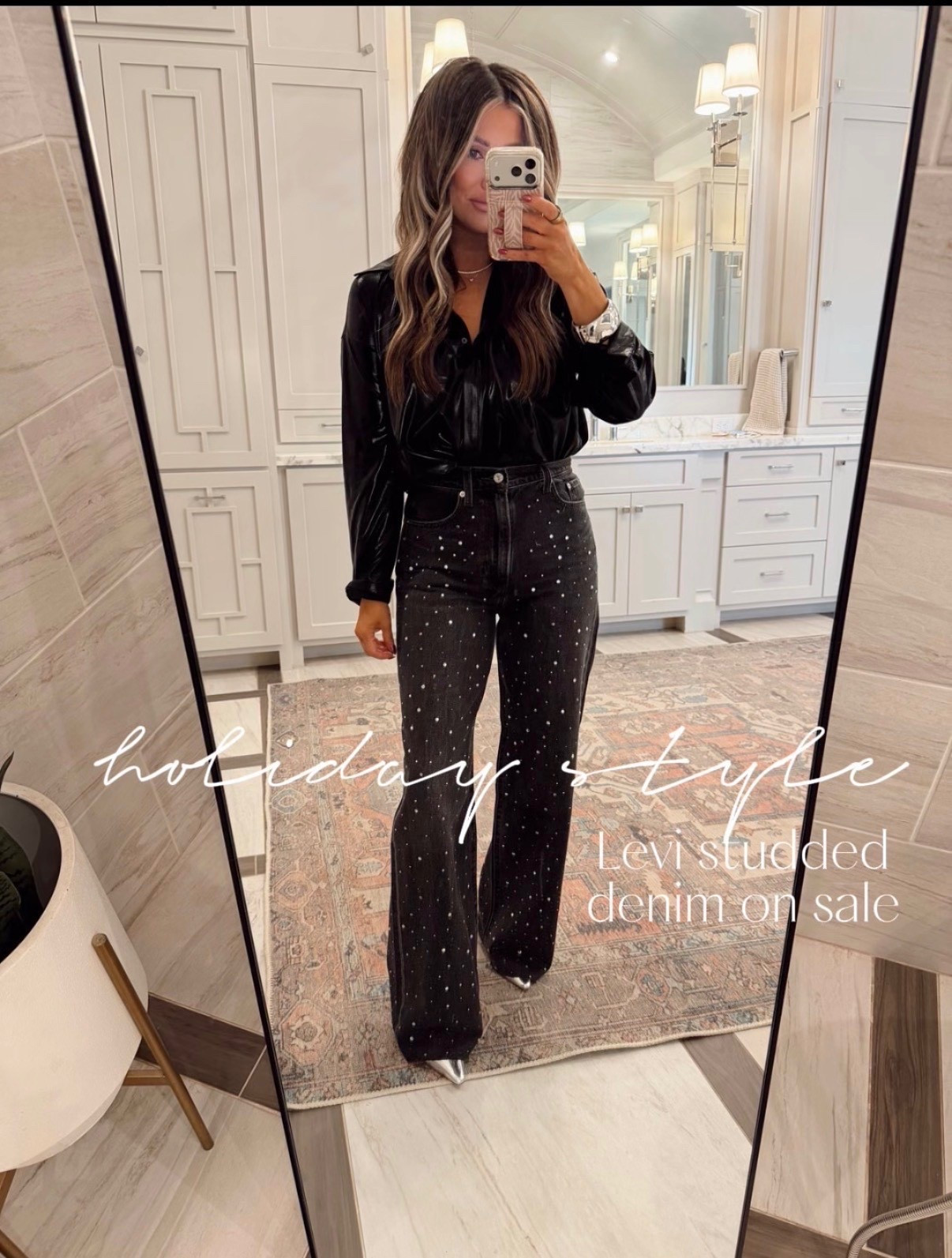 These Levi’s are a gorgeous!!! ✨ 

Size 27 
Top size M

#LTKHoliday #LTKgrwm #LTKootd