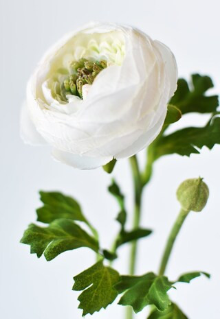 13" Faux White Ranunculus Stem | Michaels Stores
