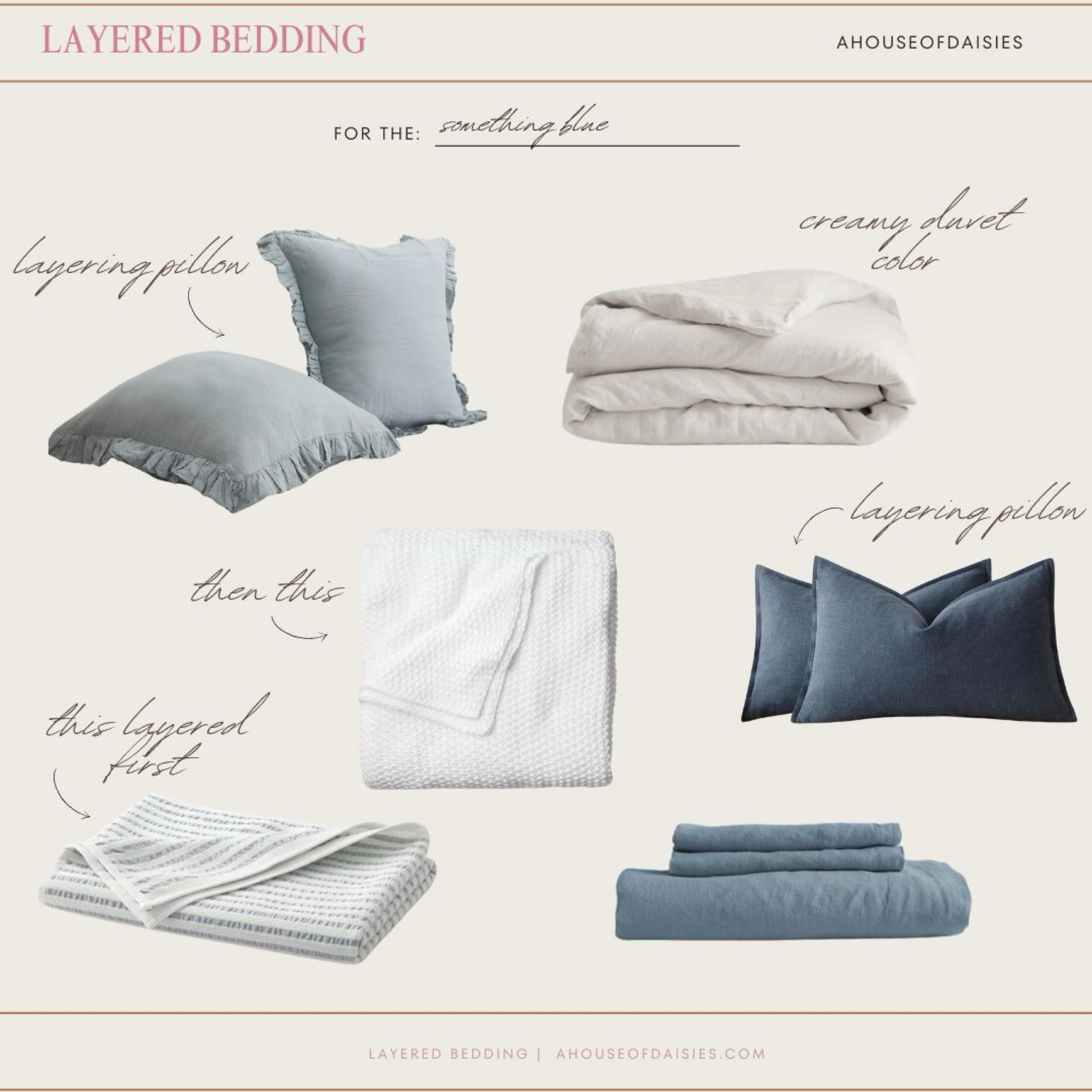 Something blue, blue bedding, fall bedding, bedding refresh, neutral bedroom

#LTKFindsUnder50 #LTKStyleTip #LTKHome