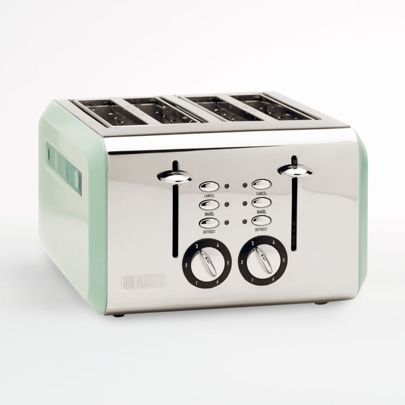 Haden Sage Cotswold 4-Slice Toaster + Reviews | Crate & Barrel | Crate & Barrel
