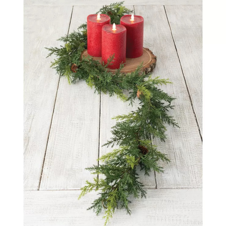 Sullivans Artificial Arborvitae Garland 72"L Green | Target
