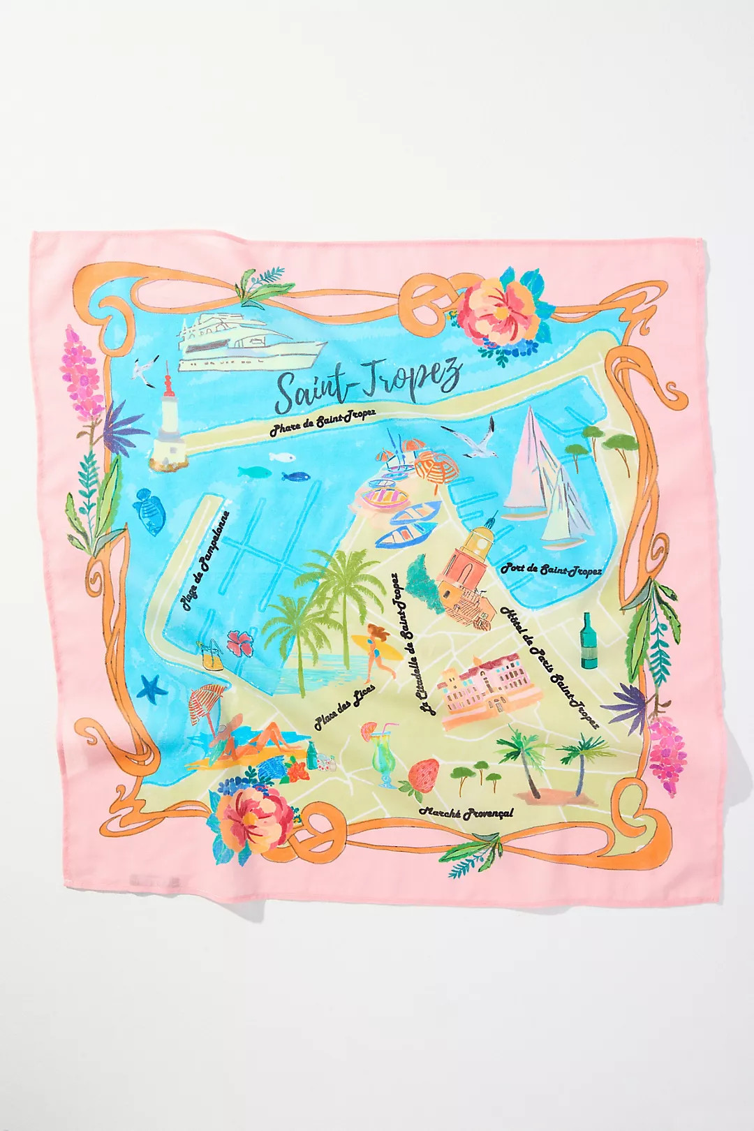 Vismaya Summer Edit Cotton Square Scarf | Anthropologie (US)