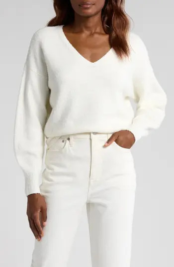 Madewell V-Neck Wedge Sweater | Nordstromrack | Nordstrom Rack