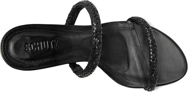 SCHUTZ Women's Taliah Woven Sandals | Amazon (US)