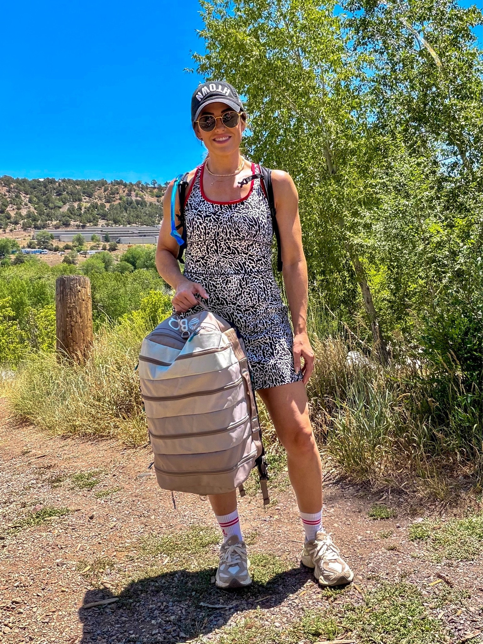 Fabletics workout dress athletic dress hiking biking Colorado outdoor travel outfits new balance 9060 vans hiking shoes

#LTKTravel #LTKOver40 #LTKActive