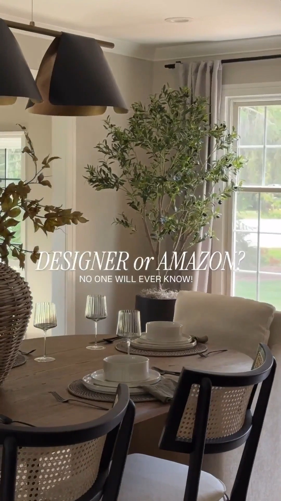 Designer or Amazon?! No one will ever know! This faux olive tree seriously compares to the designer version but is a fraction of the price! Under $170 for the 8ft size!

#LTKHome