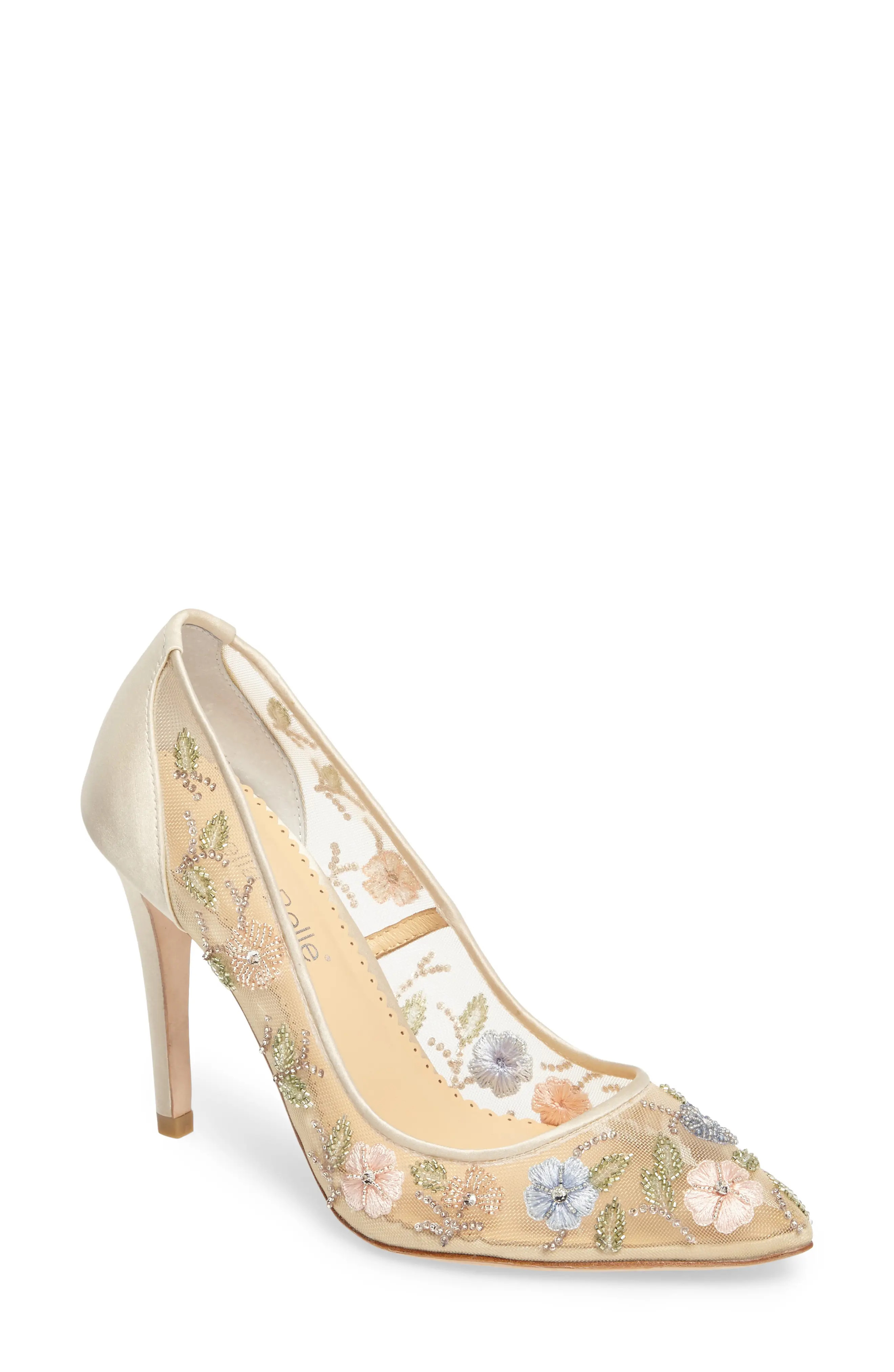 Bella Belle Chloe Floral Embellished Pump (Women) | Nordstrom
