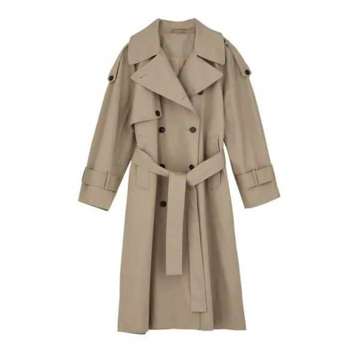 Trench Mahsa Bio-Baumwolle | Graugrün | Smallable