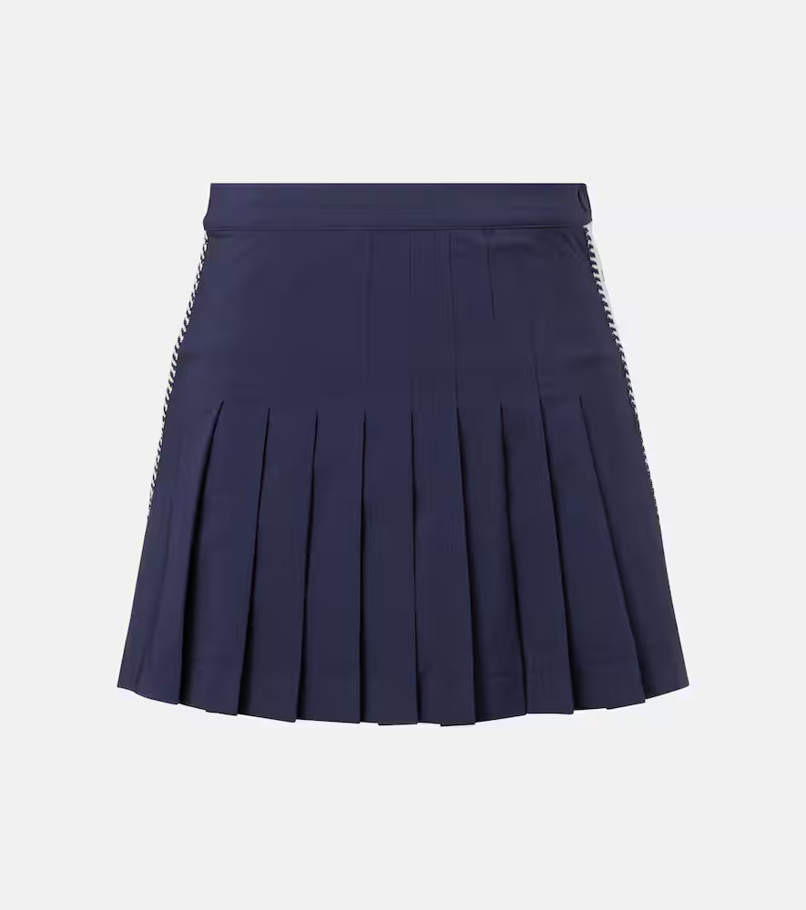 Tory Burch Pleated twill tennis skirt | Mytheresa (US/CA)