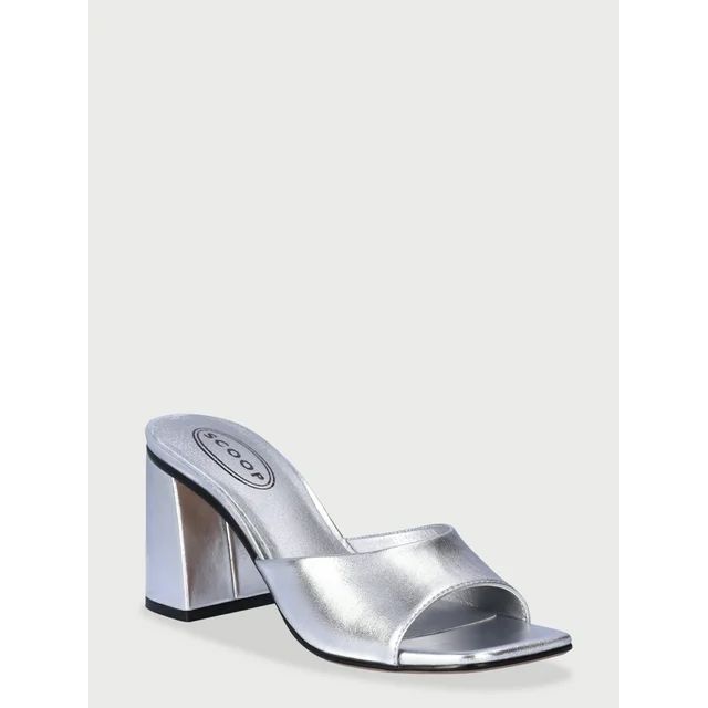 Scoop Women's Block Heel Mule Sandals - Walmart.com | Walmart (US)