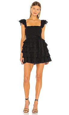 Tularosa Carlotta Mini Dress in Black from Revolve.com | Revolve Clothing (Global)