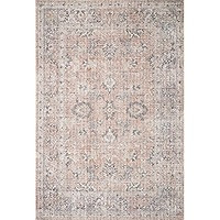 Loloi II Skye Collection SKY-01 BLUSH / GREY, Traditional 2'-6" x 7'-6" Runner | Amazon (US)