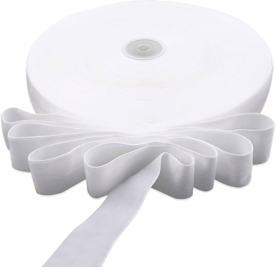 Vintage White Velvet Ribbon, 1 Inch X 30Yds Single Face Velvet Ribbon for Gift Wrapping, Christma... | Amazon (US)