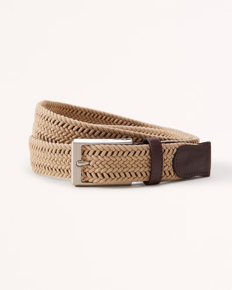 Men's Woven Belt | Men's Accessories | Abercrombie.com | Abercrombie & Fitch (US)