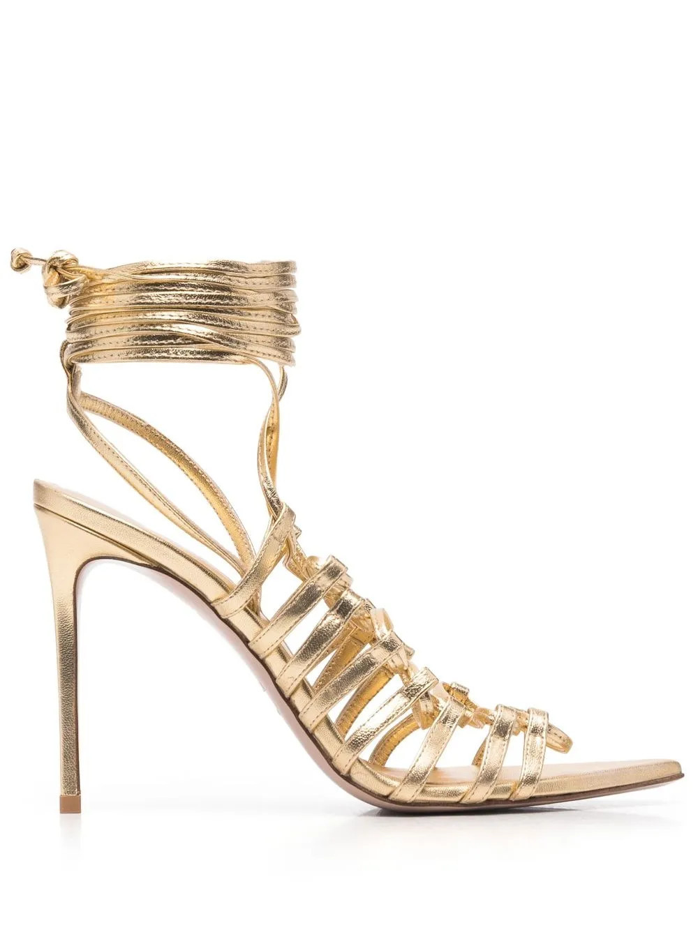 Le Silla Afrodite strappy sandals - Gold | Farfetch Global