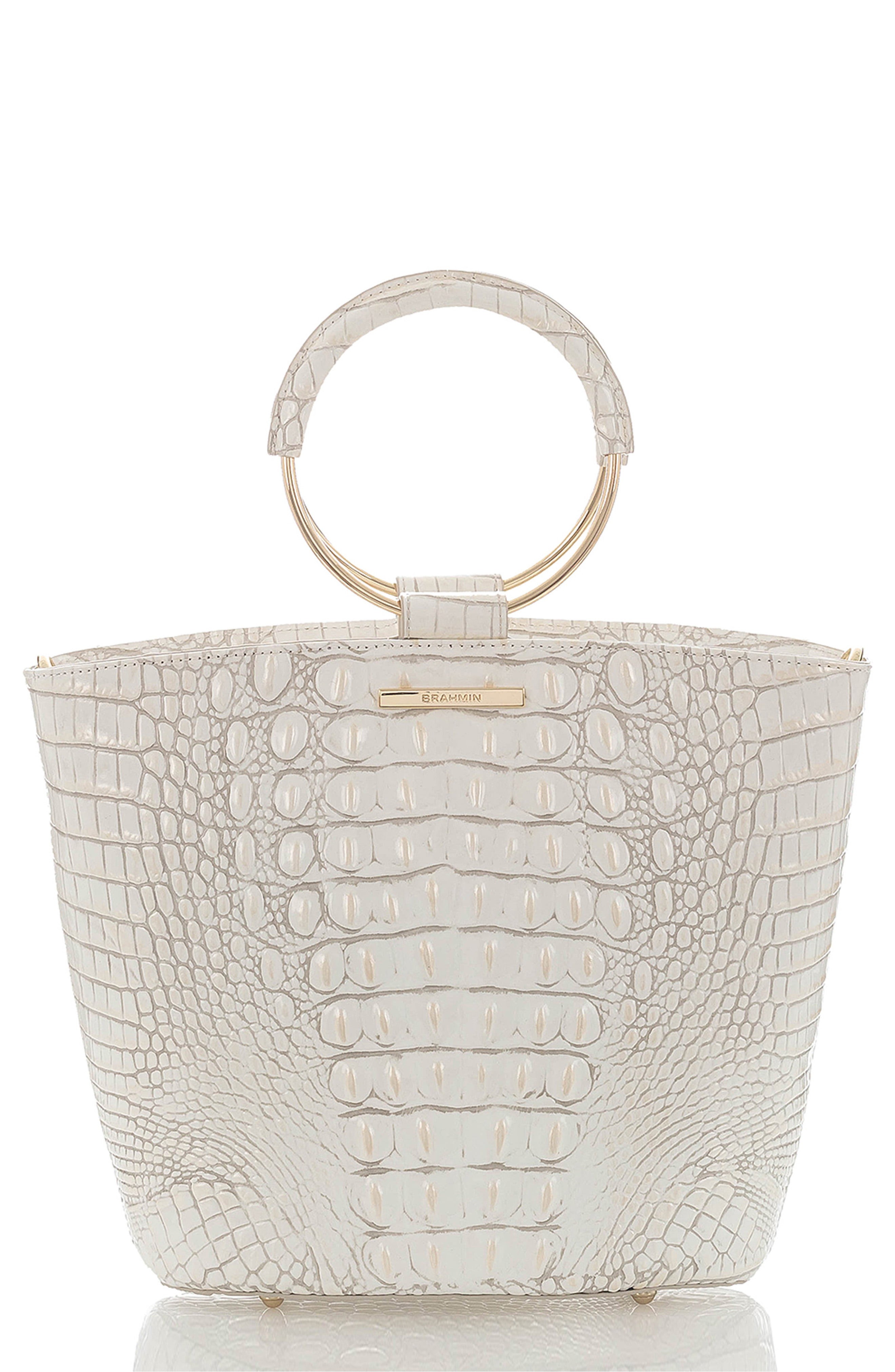 Brahmin Mod Bowie Croc Embossed Leather Bracelet Handle Tote | Nordstrom | Nordstrom