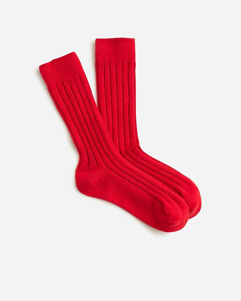 Cashmere-blend trouser socks | J. Crew US