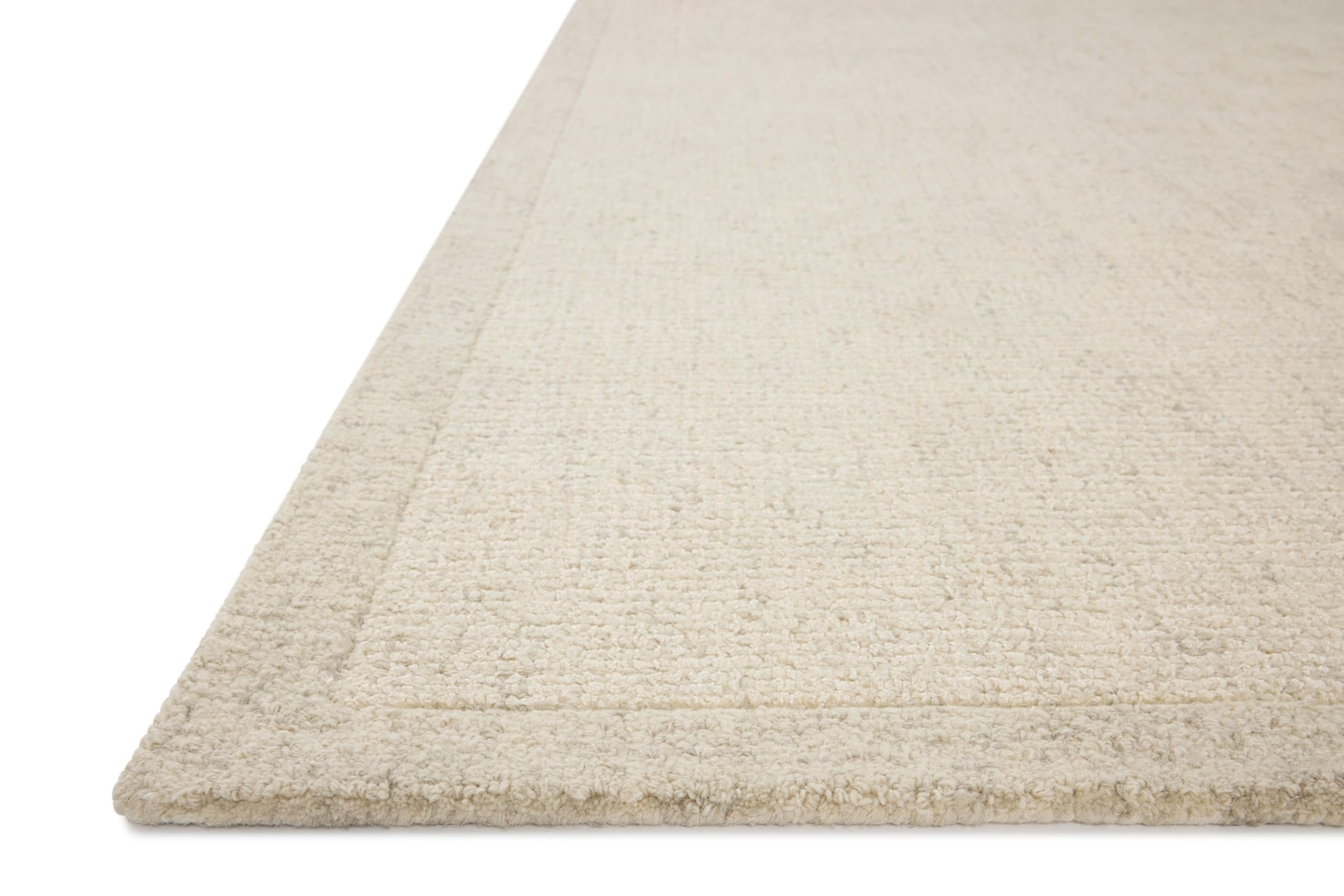 Loloi Magnolia Home by Joanna Gaines Henley Collection HNY-01 Ivory/Smoke 8'-6" x 11'-6" Area Rug | Amazon (US)