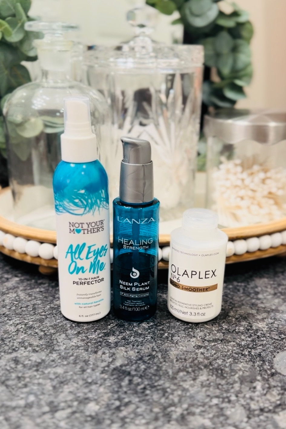 My top 3 favorite hair products. I use all 3 of these after I wash my hair. I have naturally frizzy hair and these help so much! 

#LTKunder50 #LTKGiftGuide #LTKbeauty