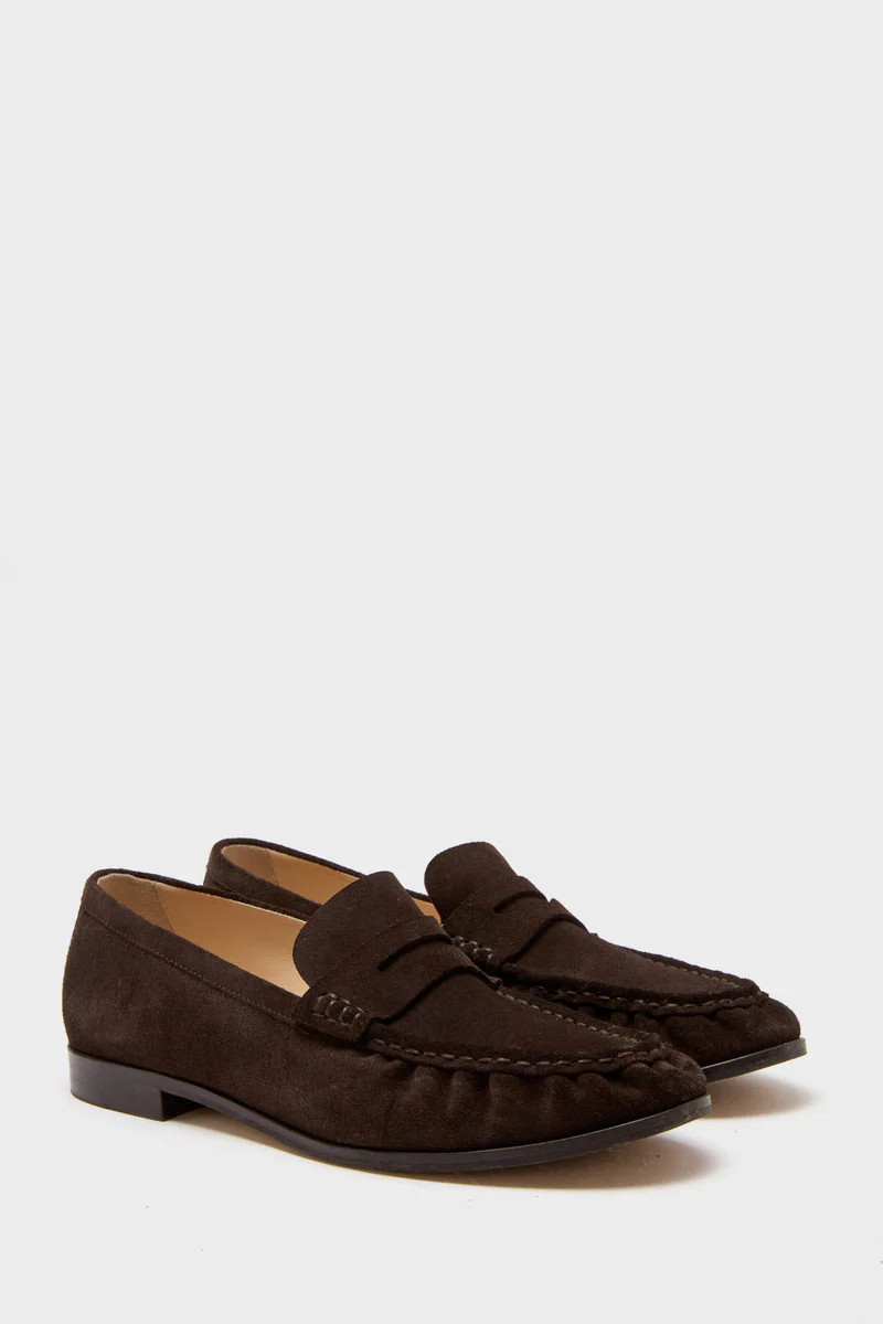 Mocha Suede Vivian Loafers | Tuckernuck (US)