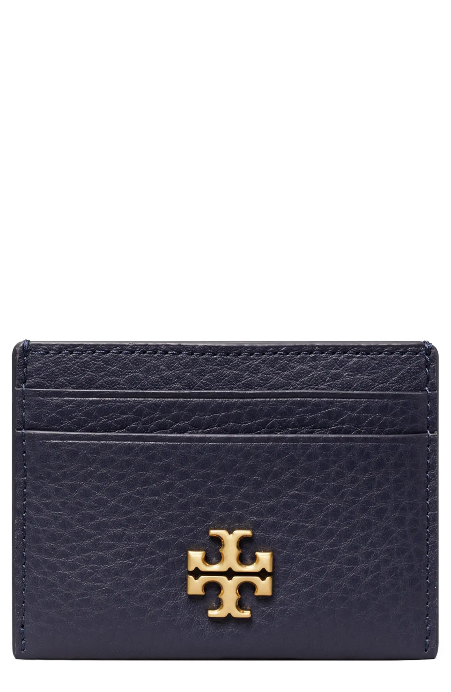 Kira Pebbled Leather Card Case | Nordstrom