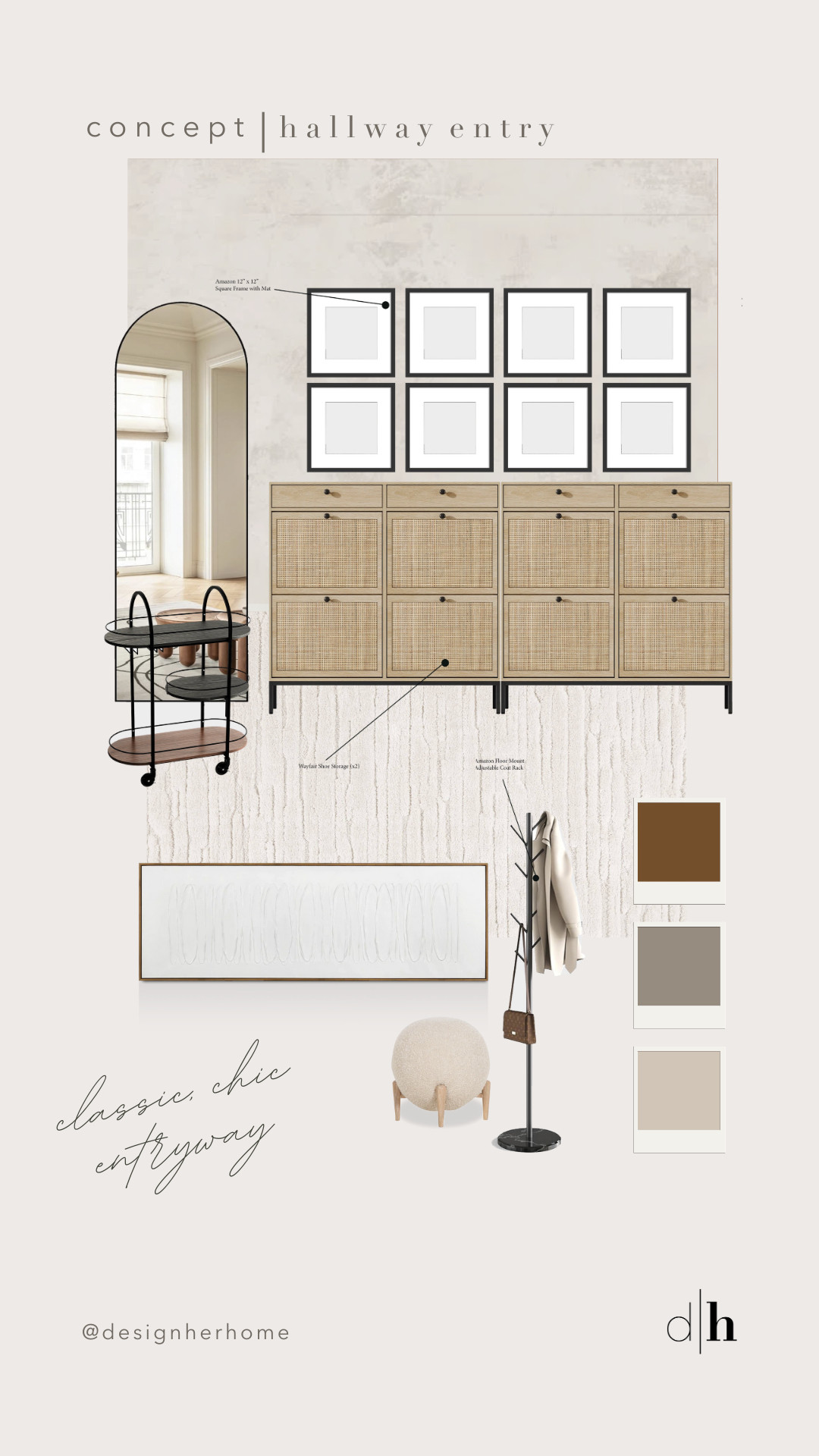 This condo hallway entryway is designed with modern entryway decor, neutral home accents, and luxury minimalist styling for a clean, elevated look. Featuring a modern console table, statement entryway mirror, sculptural decor, warm lighting, and textured neutral accessories, this small space entryway is perfect for apartment living, high-rise condos, and narrow hallway design.

If you’re searching for entryway ideas, condo entryway inspiration, modern hallway decor, or designer-inspired home decor, this moodboard highlights timeless pieces that create a polished first impression without overwhelming the space. All modern entryway furniture, neutral decor finds, and chic condo essentials are linked and shoppable on LTK.

#ltkhome #ltkdecor #ltkfinds #entrywaydecor #entrywayideas #condoentryway #smallspacedecor #interiordesigninspo

#LTKsale #LTKcanada #LTKhome