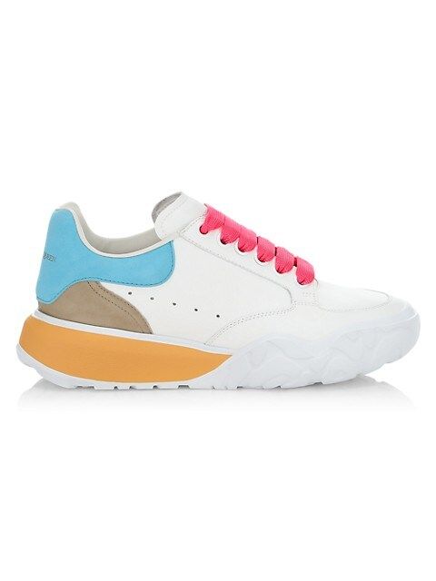 Court Colorblock Leather Sneakers | Saks Fifth Avenue