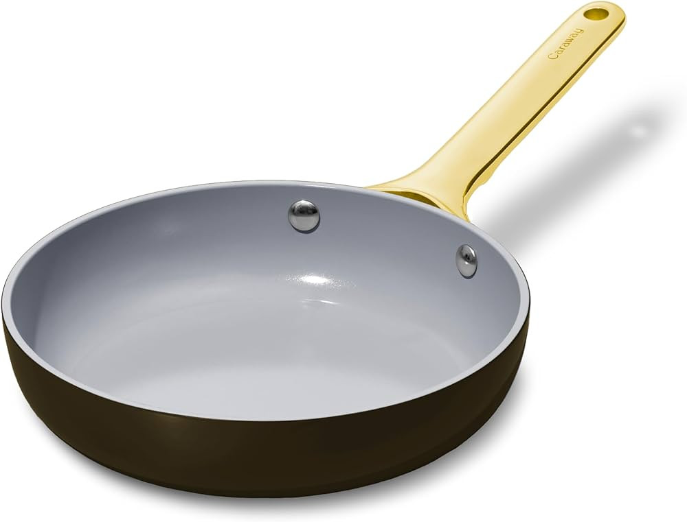 Caraway Nonstick Ceramic Mini Fry Pan (1.05 qt, 8") - Non Toxic, PTFE & PFOA Free - Oven Safe & C... | Amazon (US)