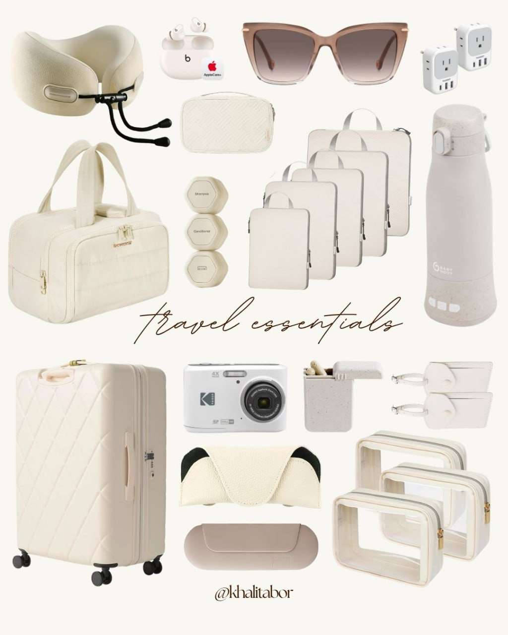 My go-to travel essentials ✈️ Keeping it neutral, organized, and stress-free — because packing shouldn’t be complicated.

// Travel, Travel Essentials, Travel Must Haves, Travel Organizations, Travel Organizer, Amazon Travel, Amazon Finds, Nordstrom, Revolve 

 #LTKgrwm #LTKSeasonal #LTKTravel