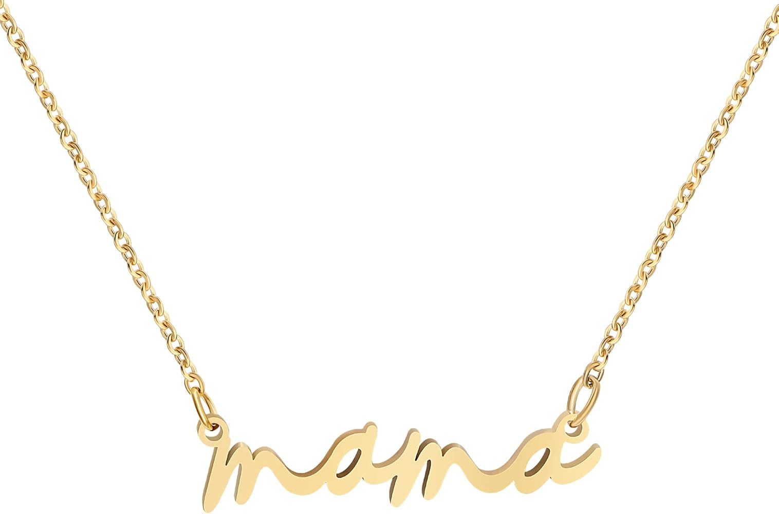 Gifts for Women Mama Necklace Gifts for Mom Gifts from Daughter Son Foster Mother Stepmother New Mom | Amazon (US)