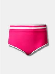 High Rise Color Banding Flat Swim Bottom | Torrid (US & Canada)