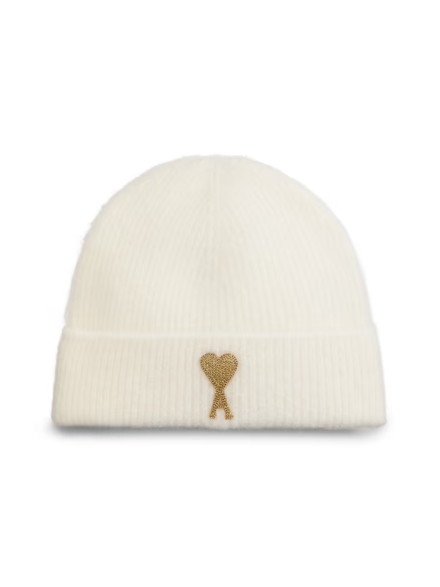 Logo Alpaca-Blend Knit Beanie | Saks Fifth Avenue