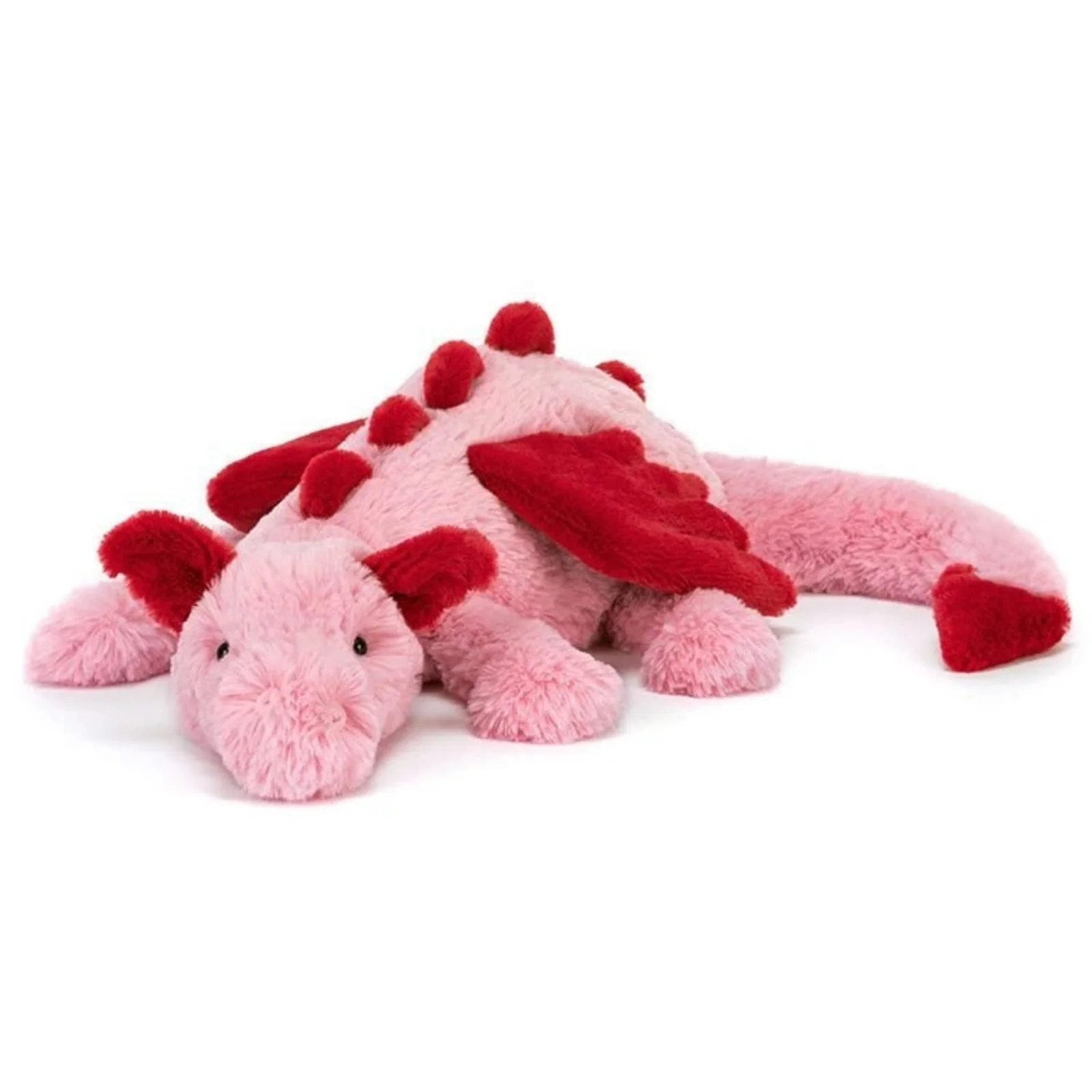 Heart Dragon, 20 inches, Large, Pink and Red Plush Toy | Walmart (US)
