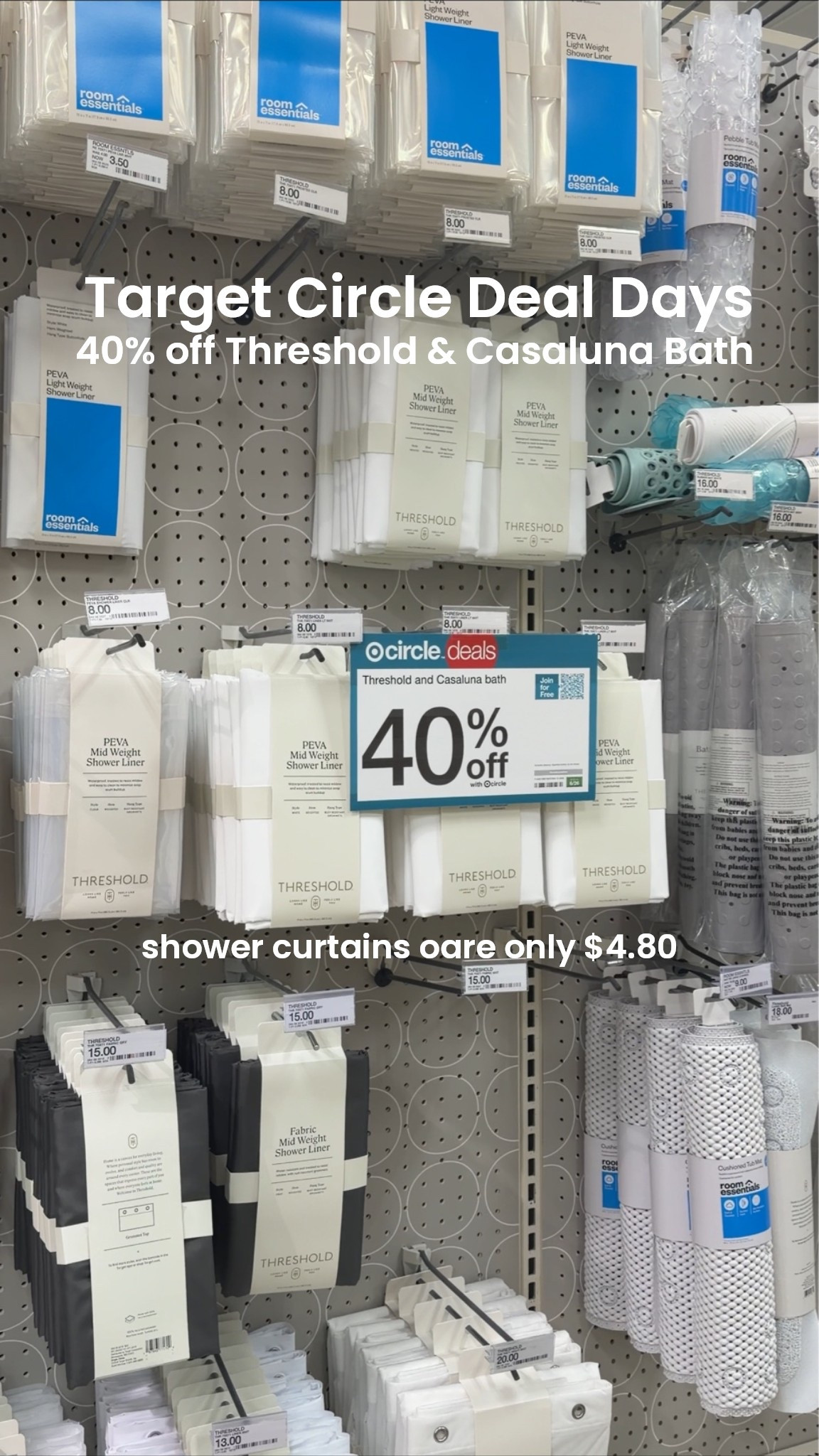Target Circle Deal Days are almost over!! Take advantage asap!! Beat the rush for back to college shopping!! 
40% off Threshold & Casalunq bath!! 
#TargetPartner #ad @Target

#LTKSaleAlert