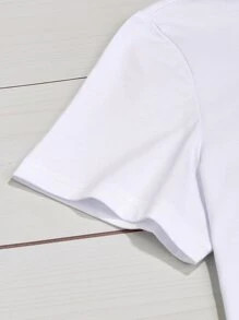 Letter And Graphic Print Tee SKU: swtee25210528753(1000+ Reviews)$7.00$8.00-13%AddThis Sharing Bu... | SHEIN