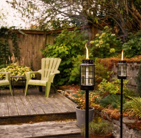 Loving the vintage lantern vibes of these outdoor torches! #outdoor #springpatio #springrefresh

#LTKhome #LTKSeasonal