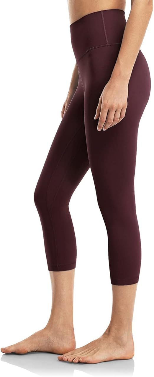 HeyNuts Hawthorn Athletic Essential II High Waisted Yoga Capris Leggings, Workout Cropped Pants 2... | Amazon (US)