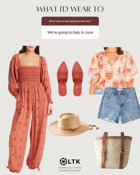 ITALY LOOK: I asked you guys on stories your upcoming trips! Here are my looks for them! ⭐️ 

#summertravel #italy #italyoutfits #italytrip #summeroutfits 

#LTKtravel #LTKSeasonal #LTKsalealert