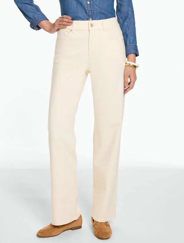 Classic Jean Trousers - Natural | Talbots