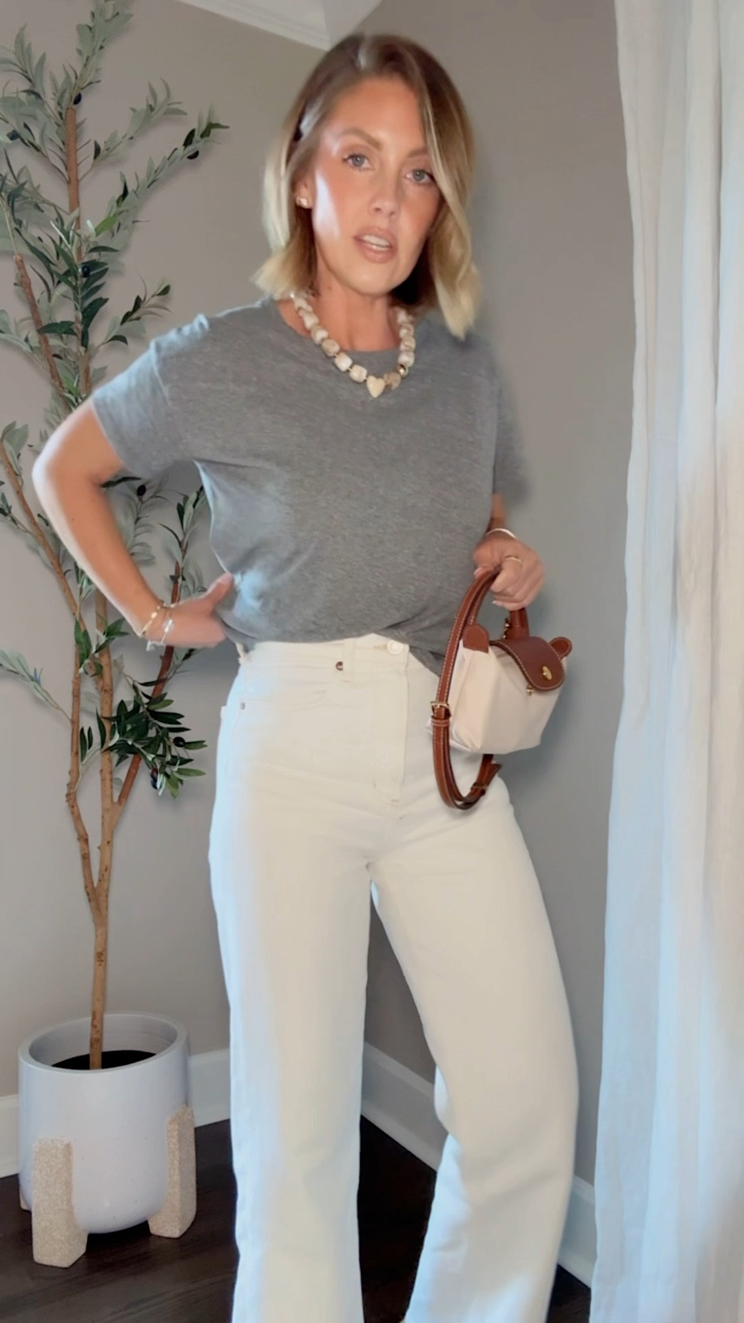 XS $10 Target tee / 24 jeans / shoes are true to size but do run a bit narrow 

#LTKPetite #LTKootd #LTKOver40