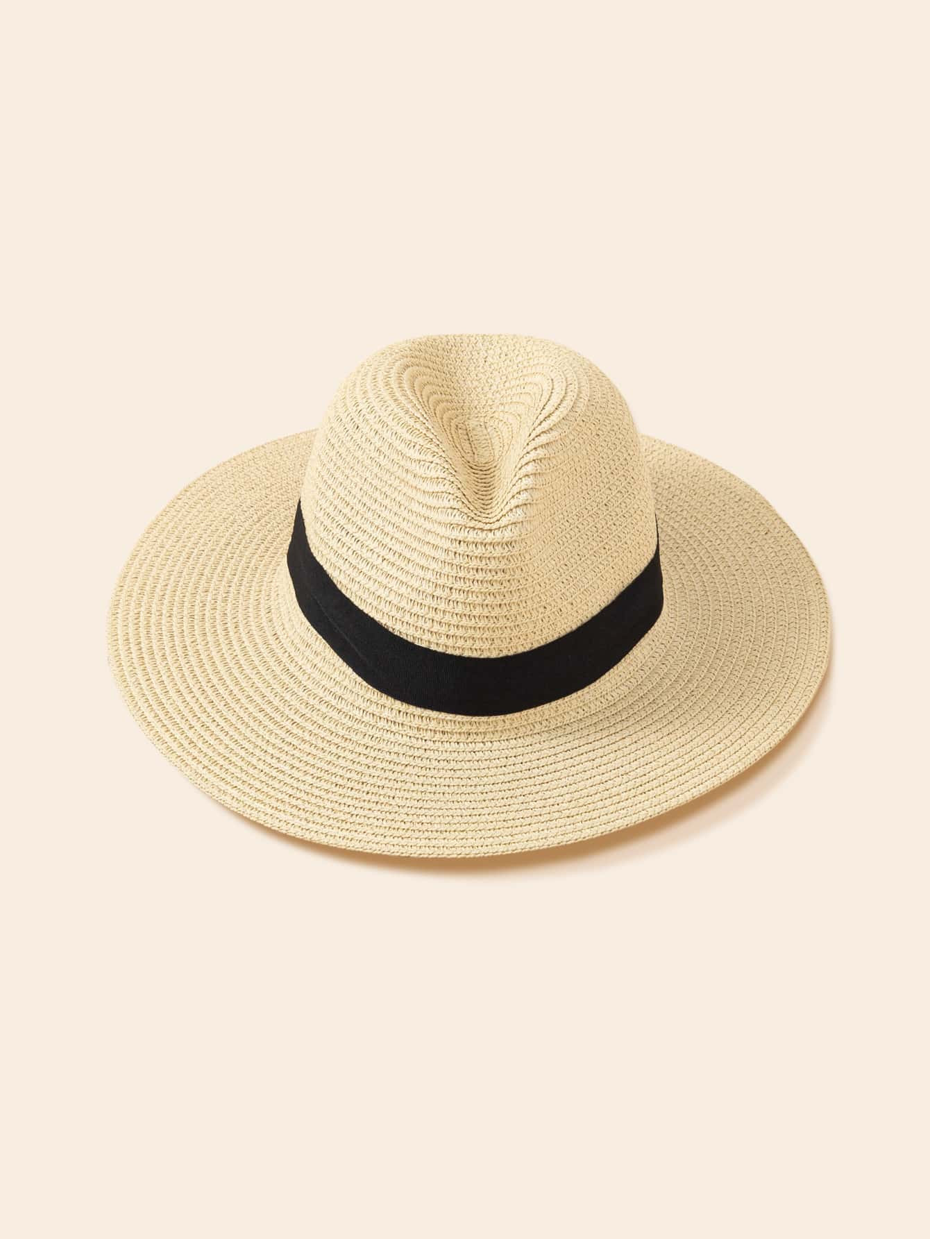 Toddler Girls Two Tone Straw Hat | SHEIN