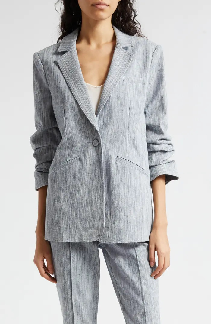 Khloe Stretch Cotton Blend Blazer | Nordstrom