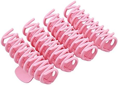 Big Hair Claw Clips 4.3 Inch Nonslip Large Claw Clip Jaw for Women and Girls Thin Hair Strong Hol... | Amazon (US)