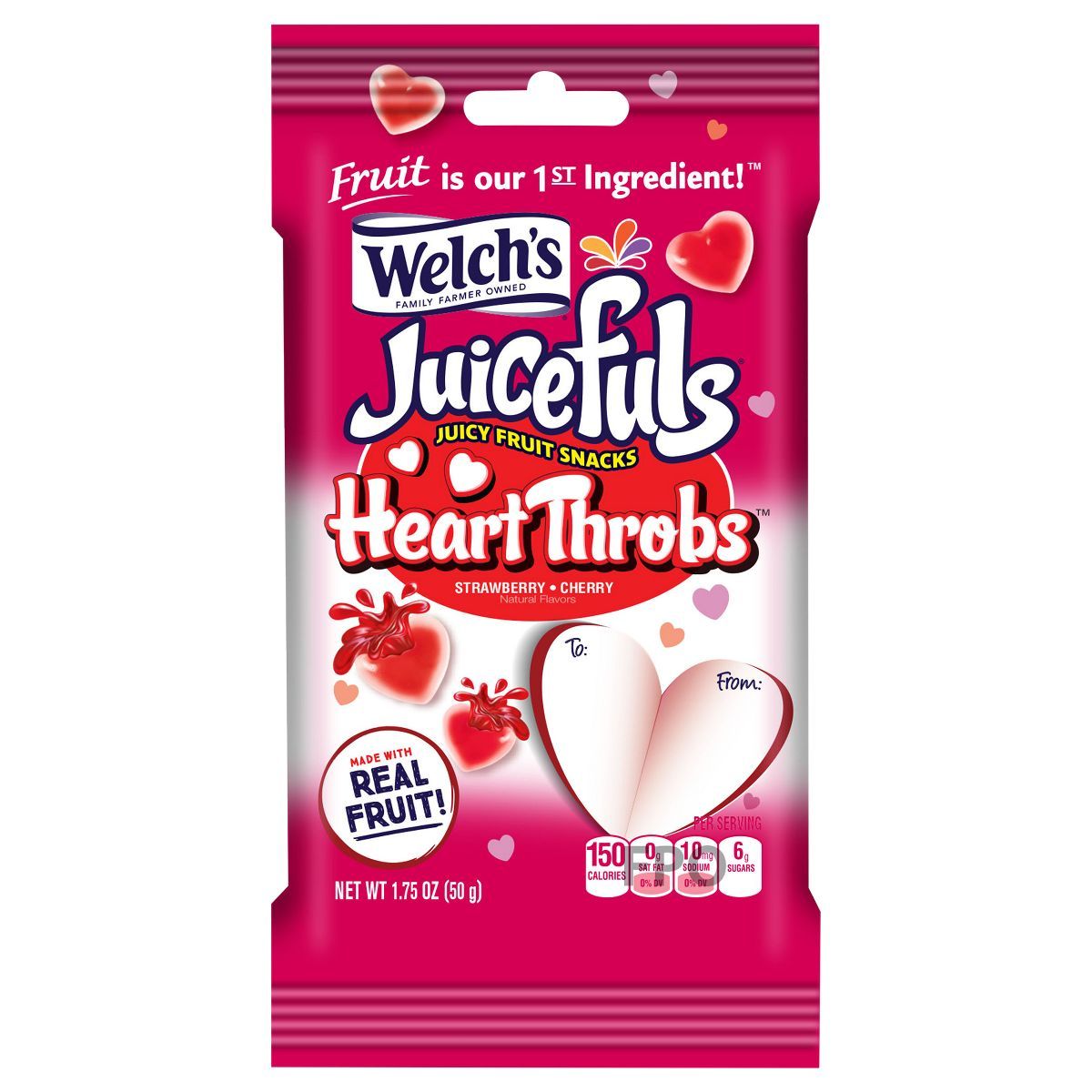 Welch's Juicefuls Heart Throbs - 1.75oz | Target